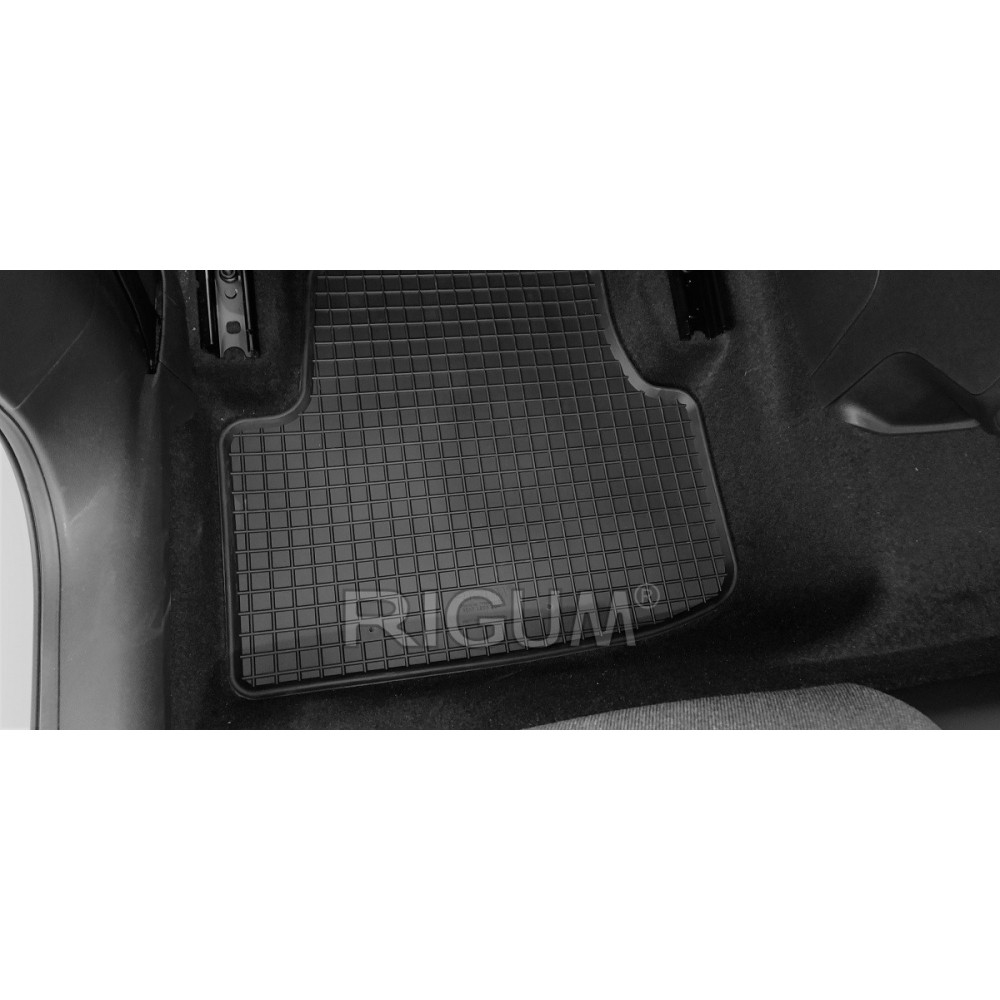 CAR RUBBER FLOOR MATS BLACK CUPRA FORMENTOR PRE-FACELIFT (2020-2024) RIGUM 