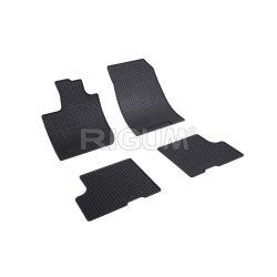 ALFOMBRILLAS DE GOMA PARA COCHE DACIA DUSTER (2018-...) NEGRAS RIGUM