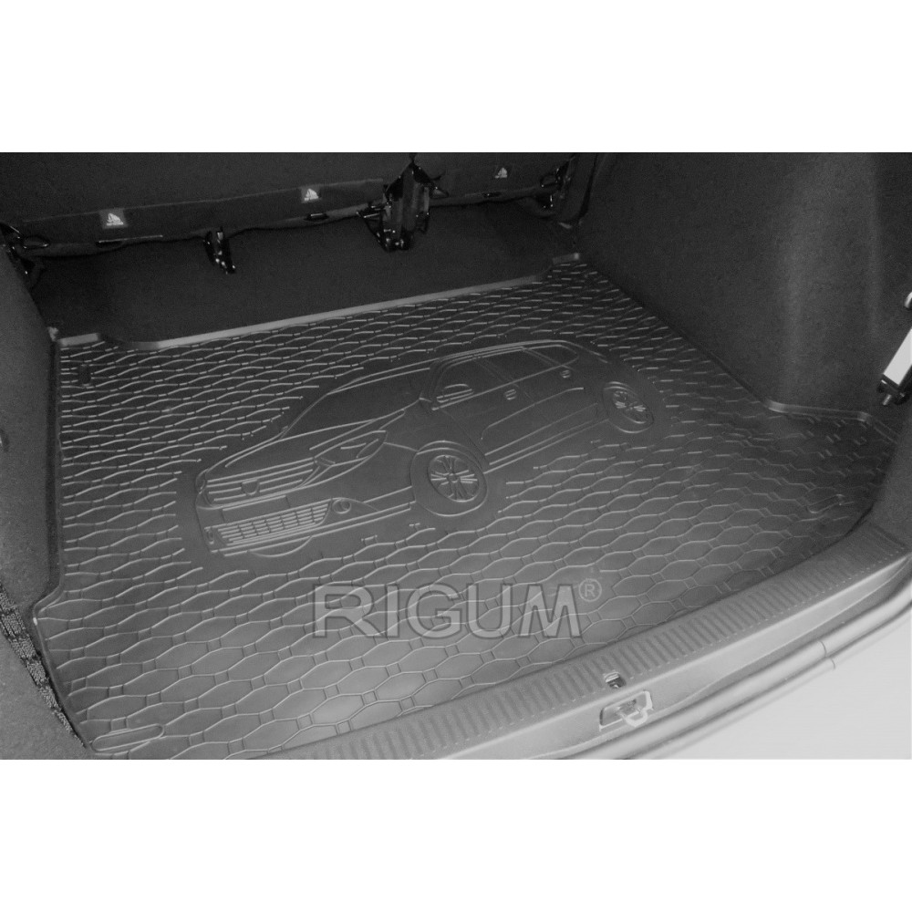 CAR RUBBER TRUNK MAT DACIA LODGY (5S.) (2012-...) RIGUM