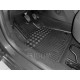 CAR RUBBER FLOOR MATS BLACK DACIA LOGAN (2021-…) RIGUM 