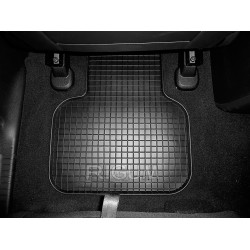 CAR RUBBER FLOOR MATS BLACK DODGE JOURNEY (2008-...) RIGUM