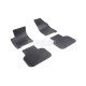 CAR RUBBER FLOOR MATS BLACK DODGE JOURNEY (2008-...) RIGUM