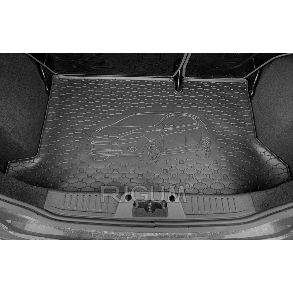 CAR RUBBER TRUNK MAT FORD FIESTA (2008-2017) RIGUM