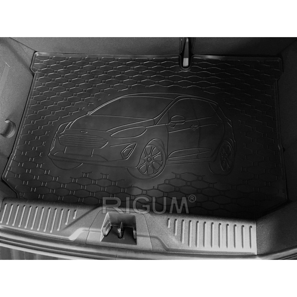 CAR RUBBER TRUNK MAT FORD FIESTA HB (2017-...) RIGUM