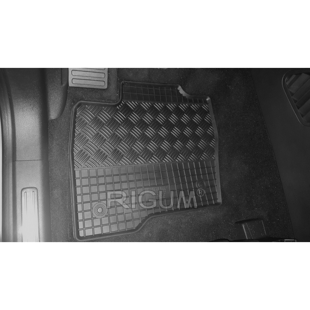 CAR RUBBER FLOOR MATS BLACK FORD GALAXY (2015-...) RIGUM    