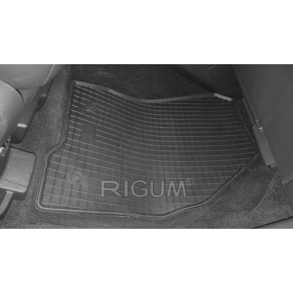 CAR RUBBER FLOOR MATS BLACK FORD GALAXY (2015-...) RIGUM    