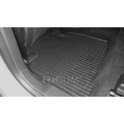 CAR RUBBER FLOOR MATS BLACK FORD S-MAX (2015-...) RIGUM