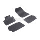 CAR RUBBER FLOOR MATS BLACK FORD MONDEO (2014-...) RIGUM