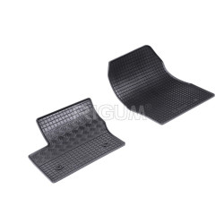 CAR RUBBER FLOOR MATS BLACK FORD TOURNEO CONNECT (2s.) (2003-2012) RIGUM