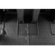 CAR RUBBER FLOOR MATS BLACK FORD TOURNEO CUSTOM 2nd row (2018-...) RIGUM