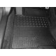 CAR RUBBER FLOOR MATS BLACK HONDA CIVIC (2017-...) RIGUM