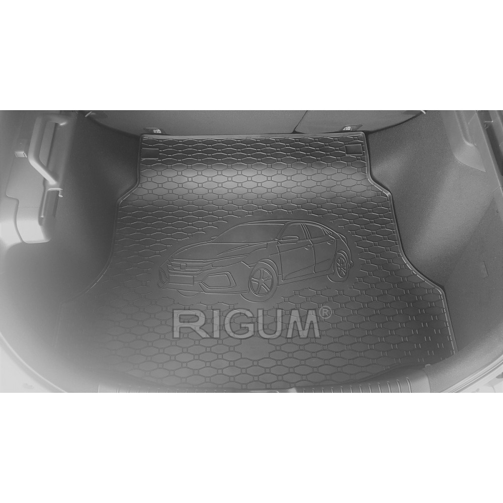 CAR RUBBER TRUNK MAT HONDA CIVIC HB (2017-...) RIGUM