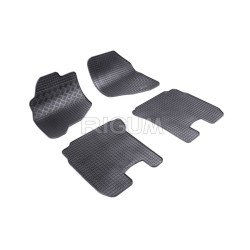 ALFOMBRILLAS DE GOMA PARA COCHE HONDA JAZZ (2002-2008) RIGUM NEGRAS 