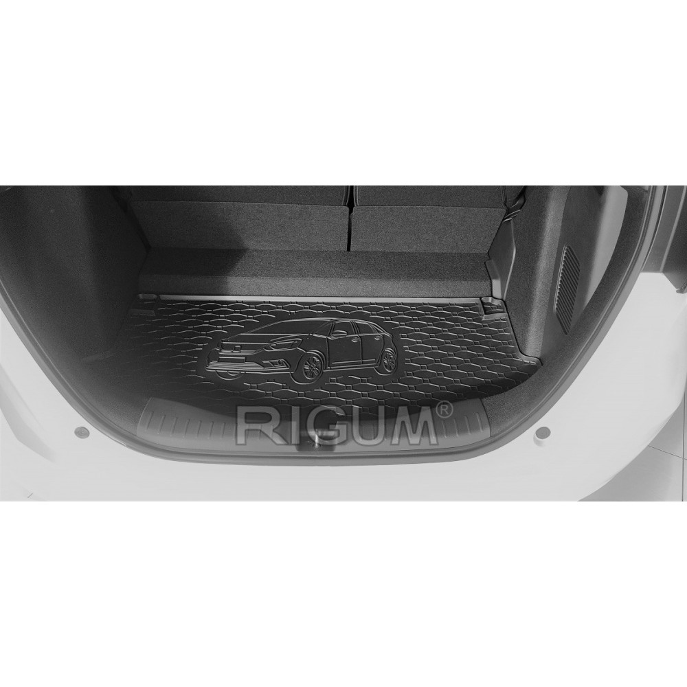 CAR RUBBER TRUNK MAT HONDA JAZZ HYBRID (2020-...) RIGUM