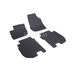 ALFOMBRILLAS DE GOMA PARA COCHE HONDA JAZZ HÍBRIDO NEGRAS (2020-...) RIGUM