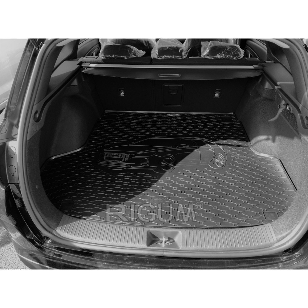 CAR RUBBER TRUNK MAT HYUNDAI I30 III WAGON (2017-...) RIGUM