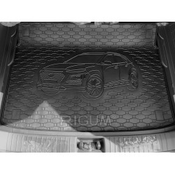 CAR RUBBER TRUNK MAT HYUNDAI KONA BOTTOM FLOOR (2017-...) RIGUM