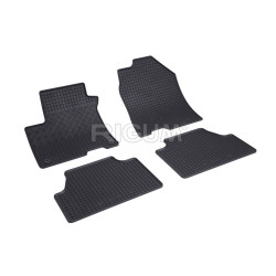 CAR RUBBER FLOOR MATS HYUNDAI KONA ELECTRIC (2018-...) RIGUM