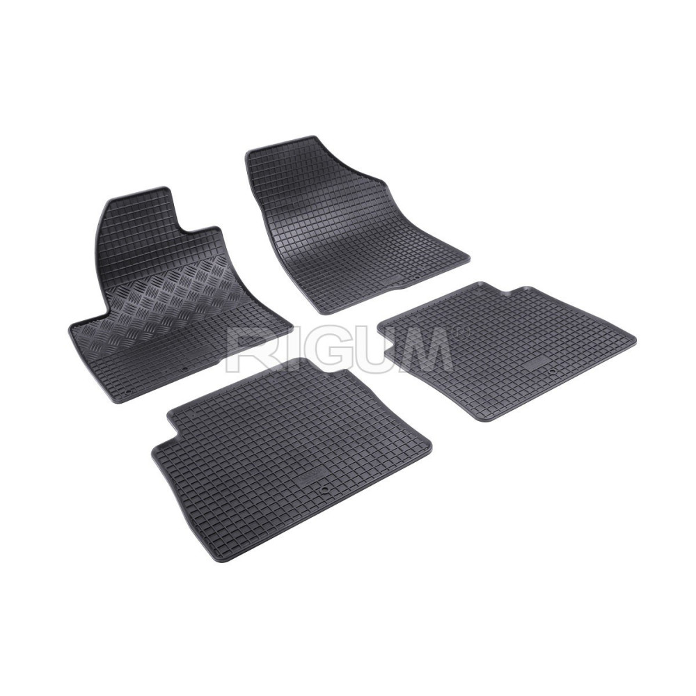 CAR RUBBER FLOOR MATS HYUNDAI SANTA FE (2006-2010) RIGUM