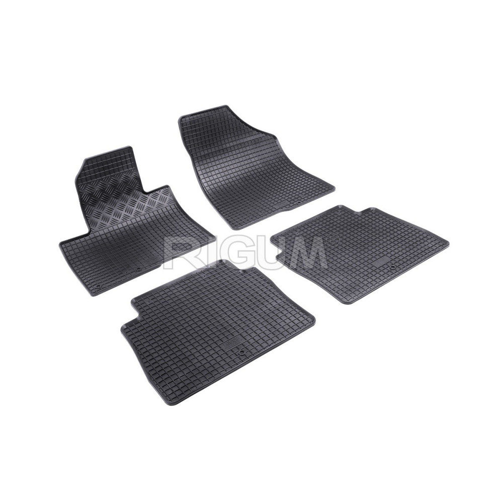CAR RUBBER FLOOR MATS HYUNDAI SANTA FE (2010-2012) RIGUM