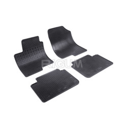CAR RUBBER FLOOR MATS BLACK HYUNDAI SONATA (2005-2010) RIGUM