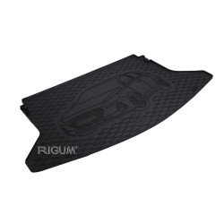 CAR RUBBER TRUNK MAT  HYUNDAI i30 HB (2017-...) RIGUM