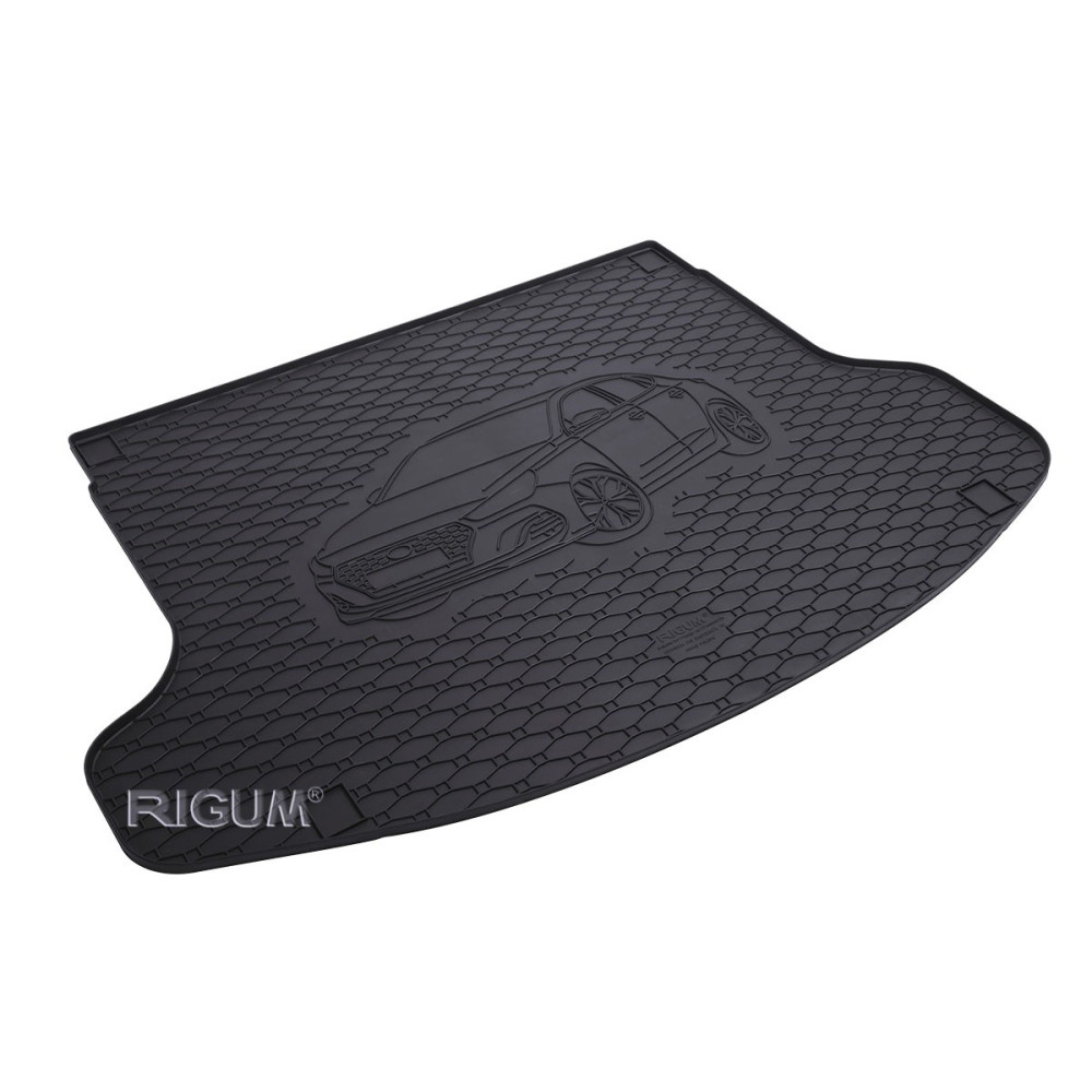 CAR RUBBER TRUNK MAT HYUNDAI i30 FASTBACK UPPER FLOOR (2019-...) RIGUM