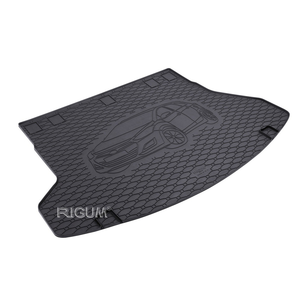 CAR RUBBER TRUNK MAT HYUNDAI i30 SW (2012-2017) RIGUM