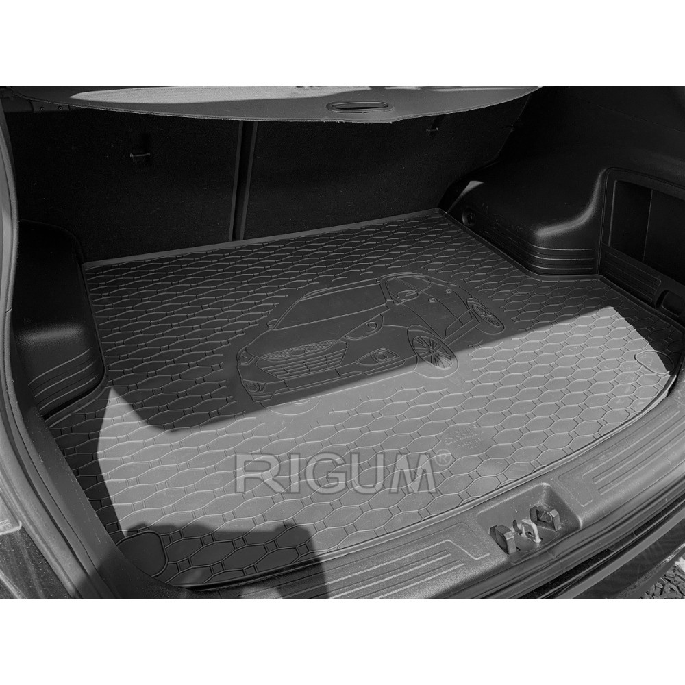 CAR RUBBER TRUNK MAT HYUNDAI ix35 (2010-2015) RIGUM