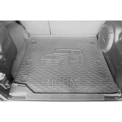 CAR RUBBER TRUNK MAT JEEP WRANGLER (5S.) (2007-...) RIGUM