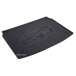 CAR RUBBER TRUNK MAT  KIA CEED HB BOTTOM FLOOR (2018-...) RIGUM