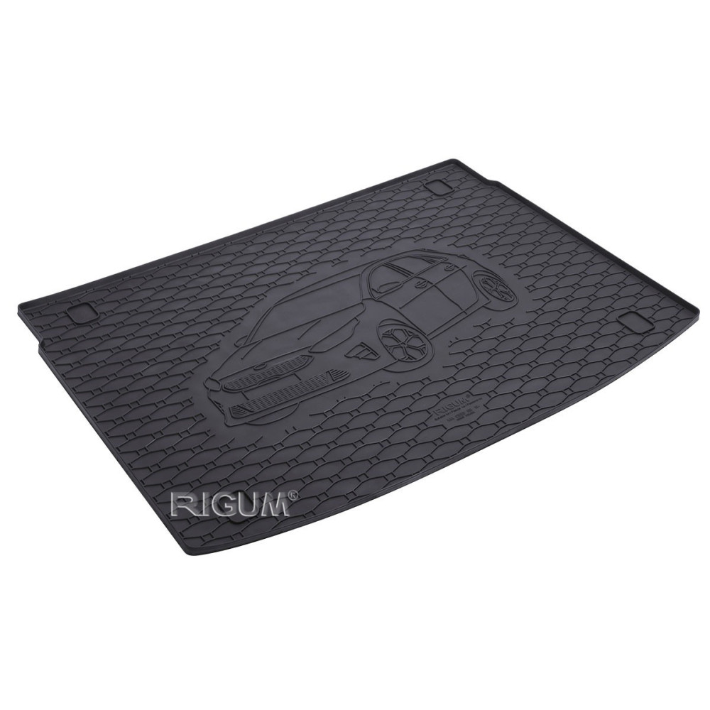 CAR RUBBER TRUNK MAT KIA CEED HB UPPER FLOOR (2018-...) RIGUM