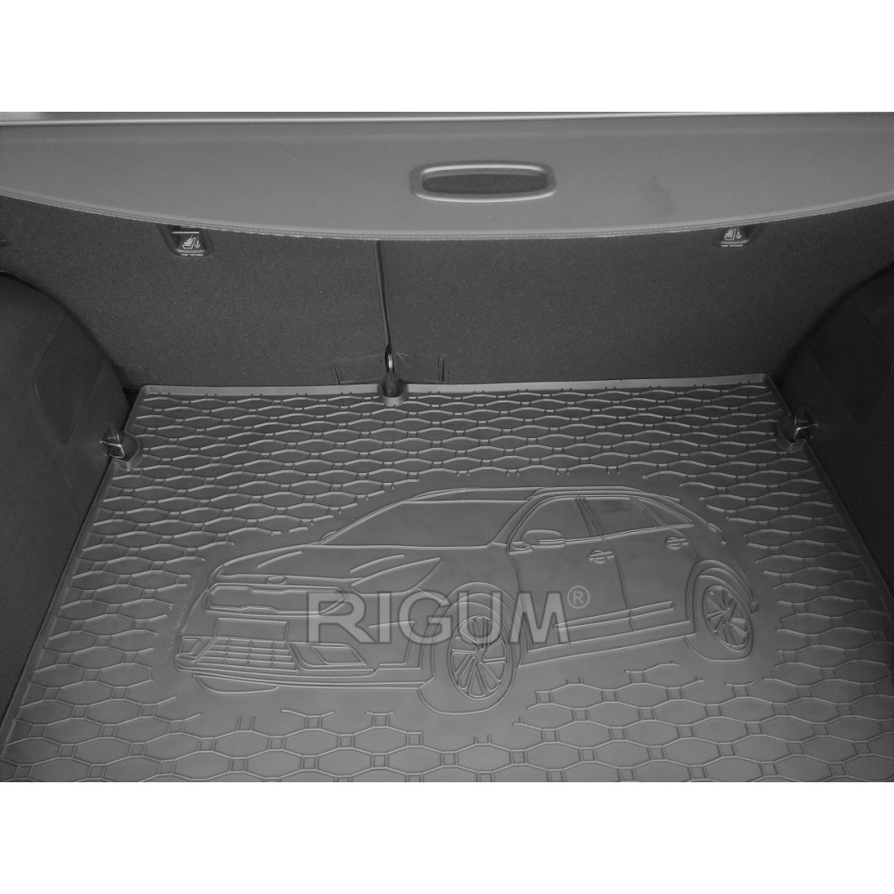 CAR RUBBER TRUNK MAT KIA NIRO (2016-...) RIGUM