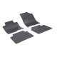 CAR RUBBER FLOOR MATS BLACK KIA OPTIMA (2016-..) RIGUM