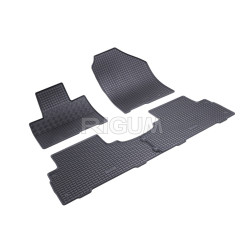 ALFOMBRILLAS DE GOMA NEGRAS PARA COCHE KIA SORENTO 5M (2015-2020) RIGUM