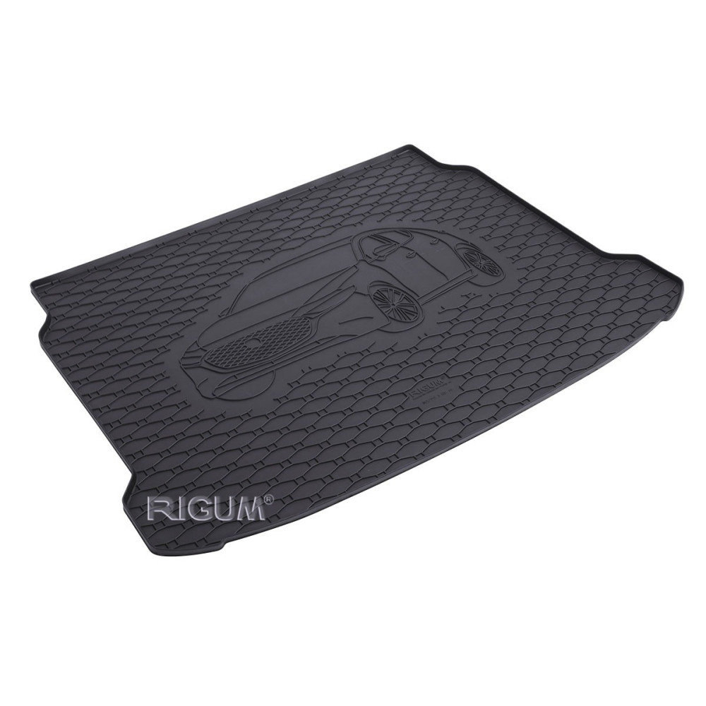 CAR RUBBER TRUNK MAT MAZDA 3 HB (2019-...) RIGUM