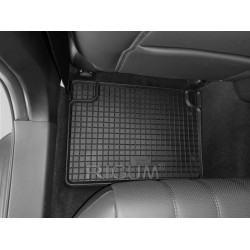 CAR RUBBER FLOOR MATS BLACK MAZDA 3 (2013-2018) RIGUM
