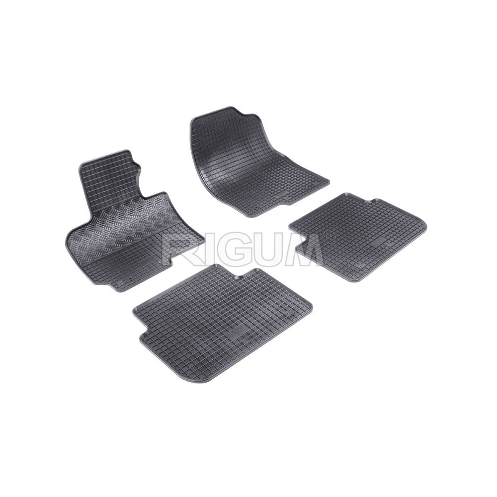 CAR RUBBER FLOOR MATS BLACK MAZDA CX-5 (2012-2017) RIGUM