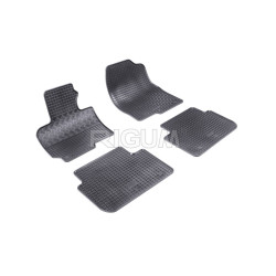 CAR RUBBER FLOOR MATS BLACK MAZDA CX-5 (2012-2017) RIGUM