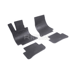 ALFOMBRILLAS DE GOMA NEGRAS PARA COCHE MERCEDES C-CLASS W205 (2014-2021) RIGUM
