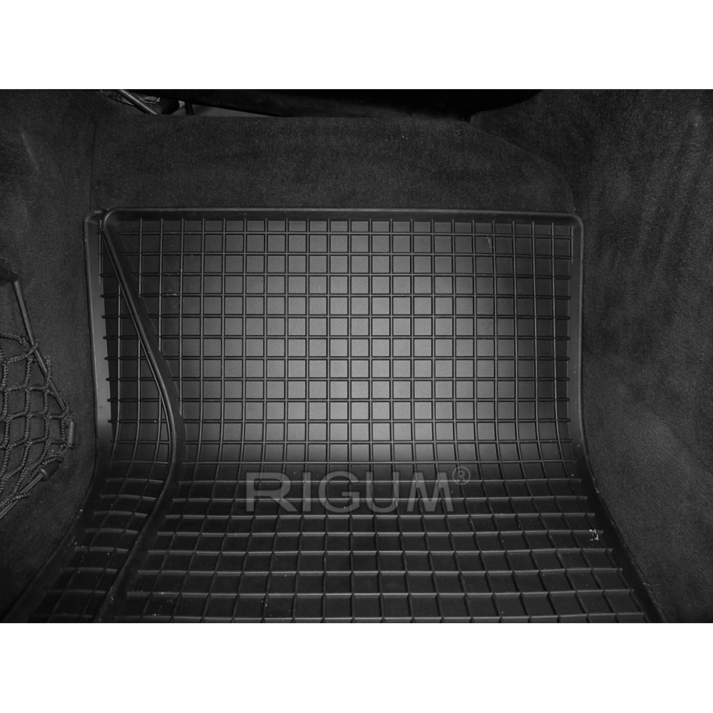 CAR RUBBER FLOOR MATS BLACK MERCEDES E-class W211 (2002-2009) RIGUM