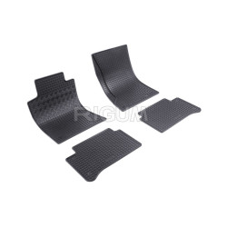 ALFOMBRILLAS DE GOMA NEGRAS PARA COCHE MERCEDES Clase E W211 (2002-2009) RIGUM