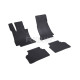 CAR RUBBER FLOOR MATS BLACK MERCEDES E-class W213 (2016-...) RIGUM