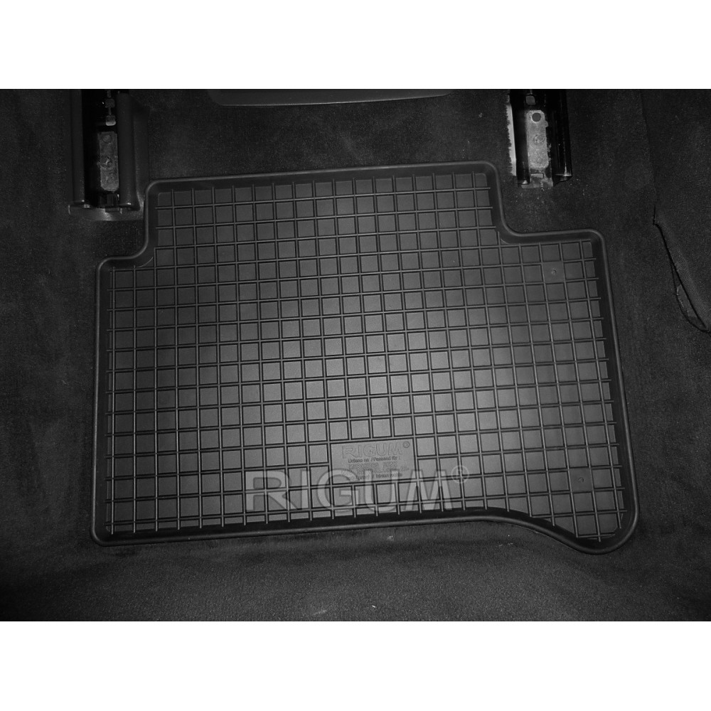 CAR RUBBER FLOOR MATS BLACK MERCEDES E-class W211 (2002-2009) RIGUM