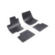 CAR RUBBER FLOOR MATS BLACK MERCEDES ML W166 (2012-...) RIGUM