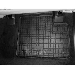 CAR RUBBER FLOOR MATS BLACK MERCEDES ML W166 (2012-...) RIGUM