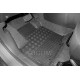 CAR RUBBER FLOOR MATS BLACK MITSUBISHI SPACE STAR (2014-...) RIGUM
