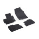 CAR RUBBER FLOOR MATS BLACK MITSUBISHI SPACE STAR (2014-...) RIGUM