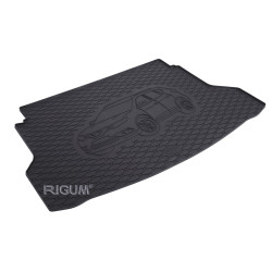 CAR RUBBER TRUNK MAT NISSAN X-TRAIL UPPER FLOOR (2014-...) RIGUM