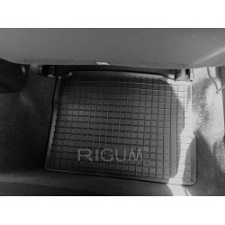 CAR RUBBER FLOOR MATS BLACK NISSAN MICRA (2016-...) RIGUM